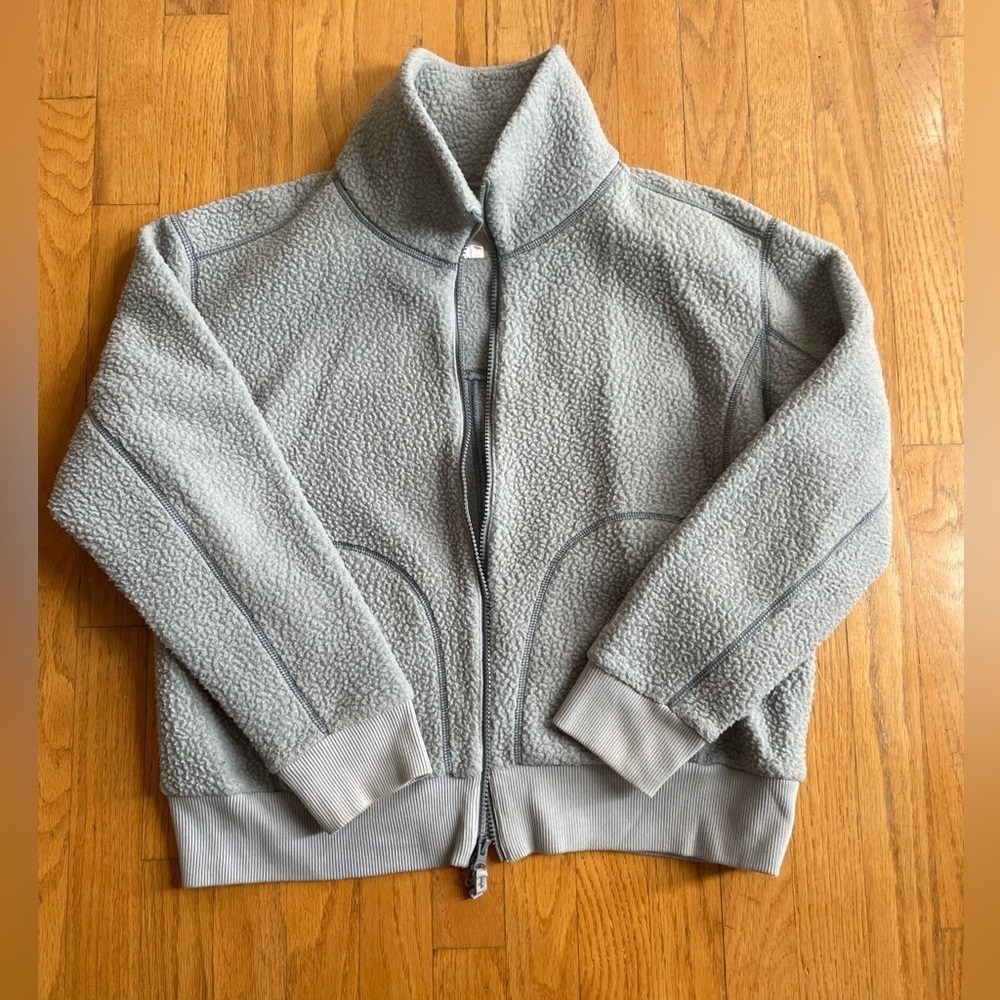 Everlane Sherpa Full Zip Up (Zipper Broken)